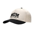 thumbnail image 2 of Helii Matching Couple Hats Mom and Dad Hats Set of 2, Embroidered Est 2026 Baseball Cap for New Parents, Two Tone Cotton Blend Trucker Hat Adjustable Snapback Black,A, 2 of 7
