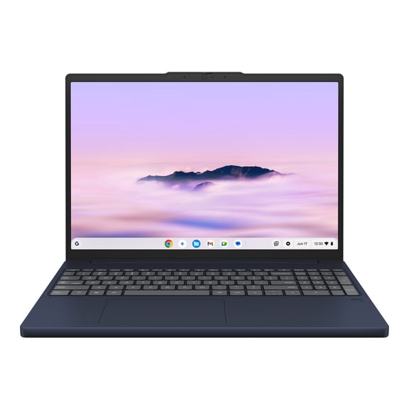 Lenovo Chromebook Plus i 15.3" Laptop, Intel Core 3, 8GB RAM, 128GB SSD, Cosmic Blue