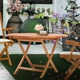 thumbnail image 2 of Teak Wood Java Outdoor Folding Table, 47 inch, 2 of 5