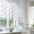 thumbnail image 2 of LALILO Kitchen Curtains and Valances Set of 3 36" Watercolor Window Treatment Tiers for Window Decor, 2 of 5
