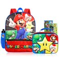 thumbnail image 1 of Set de mochila y lonchera Super Mario de 16" para niños, 1 of 9