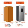 thumbnail image 3 of Refrigerador White-westinghouse Capacidad 6 Pies, Puerta Con Dispensador De Agua, Charolas De Cristal Templado, Iluminación Interior, Control De Temperatura, Congelador Interno, Mod. Wwcr07170lhswd, 3 of 4