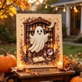 thumbnail image 4 of Halloween Ghost Pearl Bead Art DIY Kit, 3D Spooky Cute Mosaic for Adults, Fall Home Decor Wall Hanging, Gift for Craft Lovers, 4 of 6