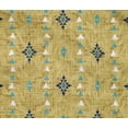 thumbnail image 4 of oneOone Cotton Flex Yellow Fabric Texture & Triangle Geometric Craft Projects Decor Fabric Printed By The Yard 40 Inch Wide, 4 of 4