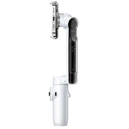 Insta360 - Flow Standard 3-axis Gimbal Stabilizer for Smartphones with built-in Tripod - White