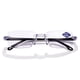 thumbnail image 2 of Gafas de presbicia con doble luz y borde de diamante anti-luz azul, sin marco, integradas, de alta definición, para lejanía y cerca, de uso dual, 2 of 6