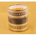 thumbnail image 3 of Sunsoul by Touchstone "Colorful 2 Dozen Bangle Collection" Indian Bollywood Textured Black Golden Designer Jewelry Special Large Size Bangle Bracelets Set Of 24. In Antique Gold Tone For Women, 3 of 5