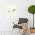 thumbnail image 3 of Stylish Flower Illustration Line Drawing With Black Ink Large Wall Art Poster Print Thick Paper 18X24 Inch, 3 of 4