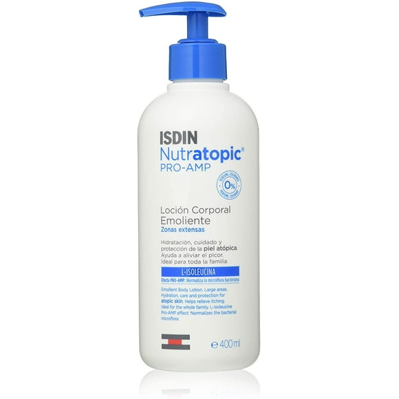 Locion Corporal Emoliente Isdin NUTRATOPIC PRO-AMP 400 ML