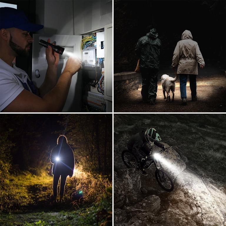 LED Flashlight with Clip, 300 Lumens, 5 Modes photo 8