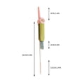 thumbnail image 2 of weibbin Cleaning Brushes with Handles - Three In One Multifunctional Cleaning Brush Bottle Brush Straw Brush, 2 of 4