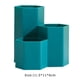 thumbnail image 2 of Organizador De Mesa Caja De Almacenamiento Para Brochas De Maquillaje Con 3 Celosías, Organizador Para Bolígrafos Cosméticos (Verde), 2 of 3