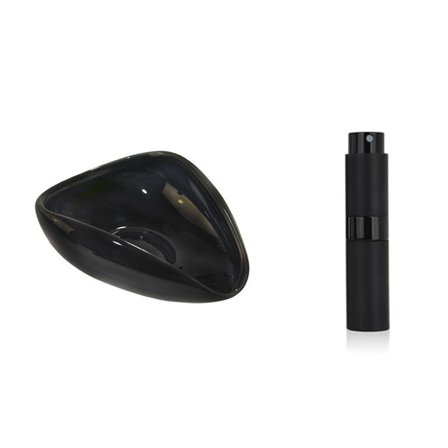 Coffee Bean Dosing Cup and Bottle Kit for Espresso,Coffee Bar Accessories,Ceramic Single Dosing Tray for Coffee,1 * Dosing Cup 1 * Bottle,Black