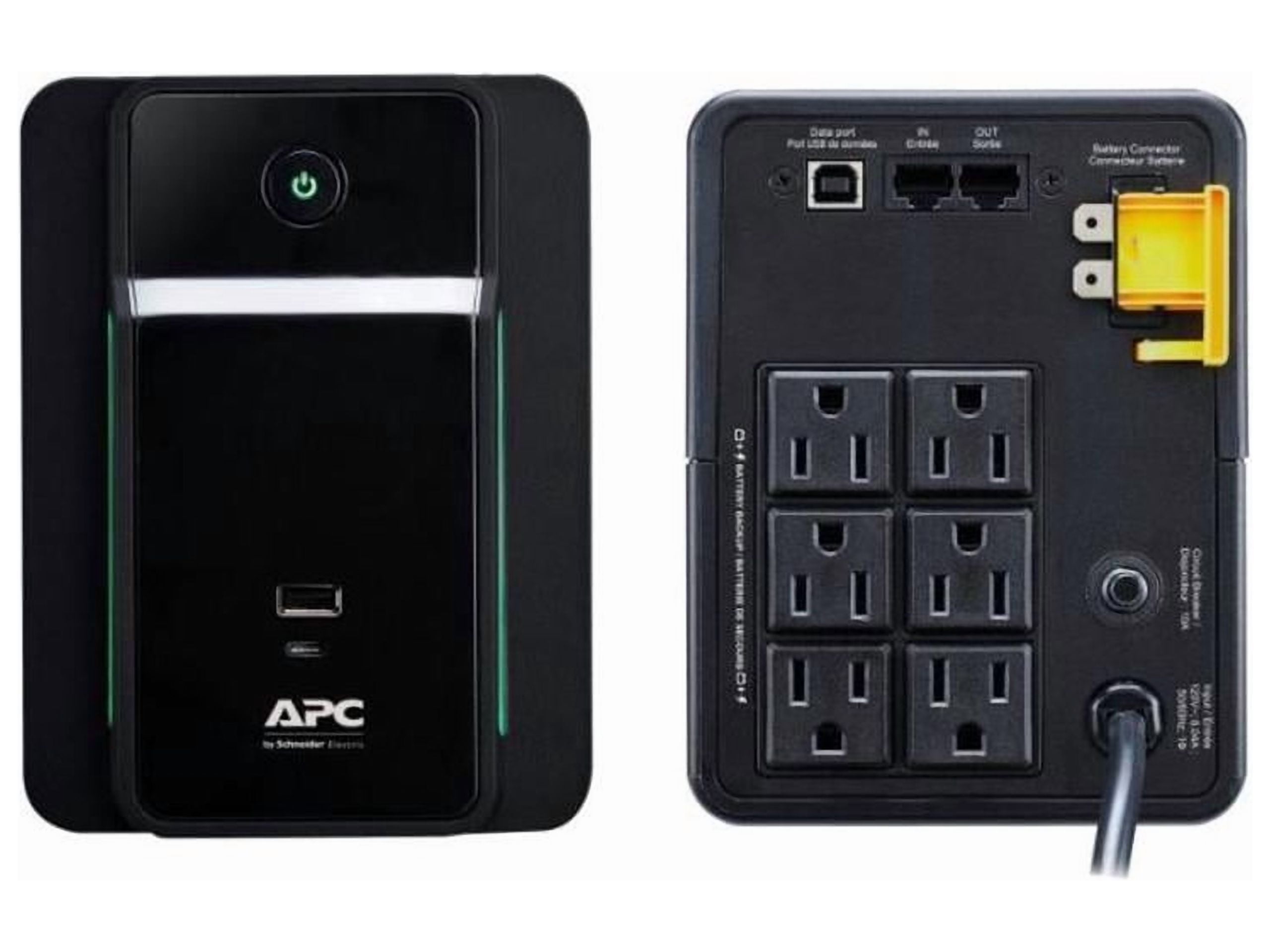 APC Back UPS 950VA/480W 6-Outlet 5-15R 120v Tower BVK950M2