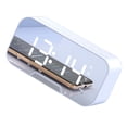 thumbnail image 2 of Reloj despertador Reloj digital LED Manos libres compatible con Bluetooth Alarma con pantalla LED Suministros para el hogar, Blanco kenally EL001111-04B, 2 of 2