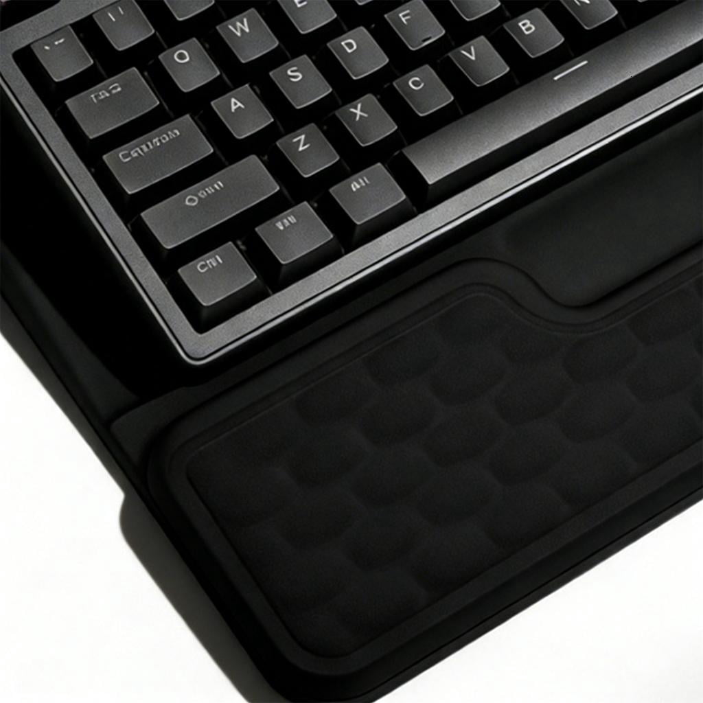 High Comfort Memory Foam Wrist Rest Keyboard Tray Slow Rebounds for Long Cushioning and Muscle Relaxation