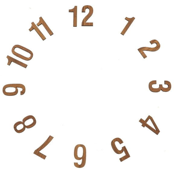 12pcs Wall Clock Numerals for Clock Replacement Number Accessories