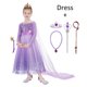 thumbnail image 3 of Vestido de Elsa con lentejuelas para niñas, disfraz de Anna, púrpura, fiesta de cumpleaños y Navidad, princesa JYF, 3 of 5