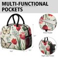 thumbnail image 6 of Obrewu Pioneer Flower and Butterfly Lunch Bag for Adult, Insulated, Leakproof, Oxford Cloth, 6 of 7