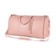 thumbnail image 4 of Bolsa de lona para ropa, bolsa de almacenamiento para hombres y mujeres, versátil, con correa ajustable y ligera. Rosa, 4 of 9