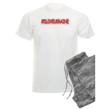 

CafePress - #I LOVE UKRAINE Design. Buy Now Pajamas - Men s Light Pajamas