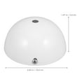 thumbnail image 2 of BRIGHTFUFU Light Fixture Cover Plate for Pendant Light Copper White Modern Ceiling 1Pack, 2 of 8