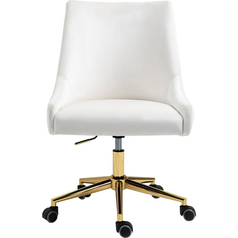 Meridian Furniture Karina Velvet Office Chair - Gold Meridian Furniture Karina Velvet Office Chair - Gold