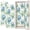 Color 4, variant on Coquette 2 Pcs School Locker Magnetic Wallpaper for Girls 12" x 36" Blue Green Peony Floral Bow Ribbons boho vintage Reusable Removable Locker Accessories Back to School Supplies