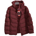 thumbnail image 3 of 32 Degrees Womens Wide Channel Puffer Jacket Purple Medium, 3 of 5