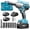 2X 4000MAH Battery, variant on Seesii Cordless Electric Impact Wrench 885 FT-LBS(1200N.m) Bruhless Impact Gun 3300IPM 1/2 High Torque Impact Wrench with 21V 4.0Ah Battery 6 Sockets&Case