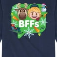 thumbnail image 3 of Disney Emoji - BFFs Kristoff Sven - Toddler And Youth Long Sleeve Graphic T-Shirt, 3 of 5