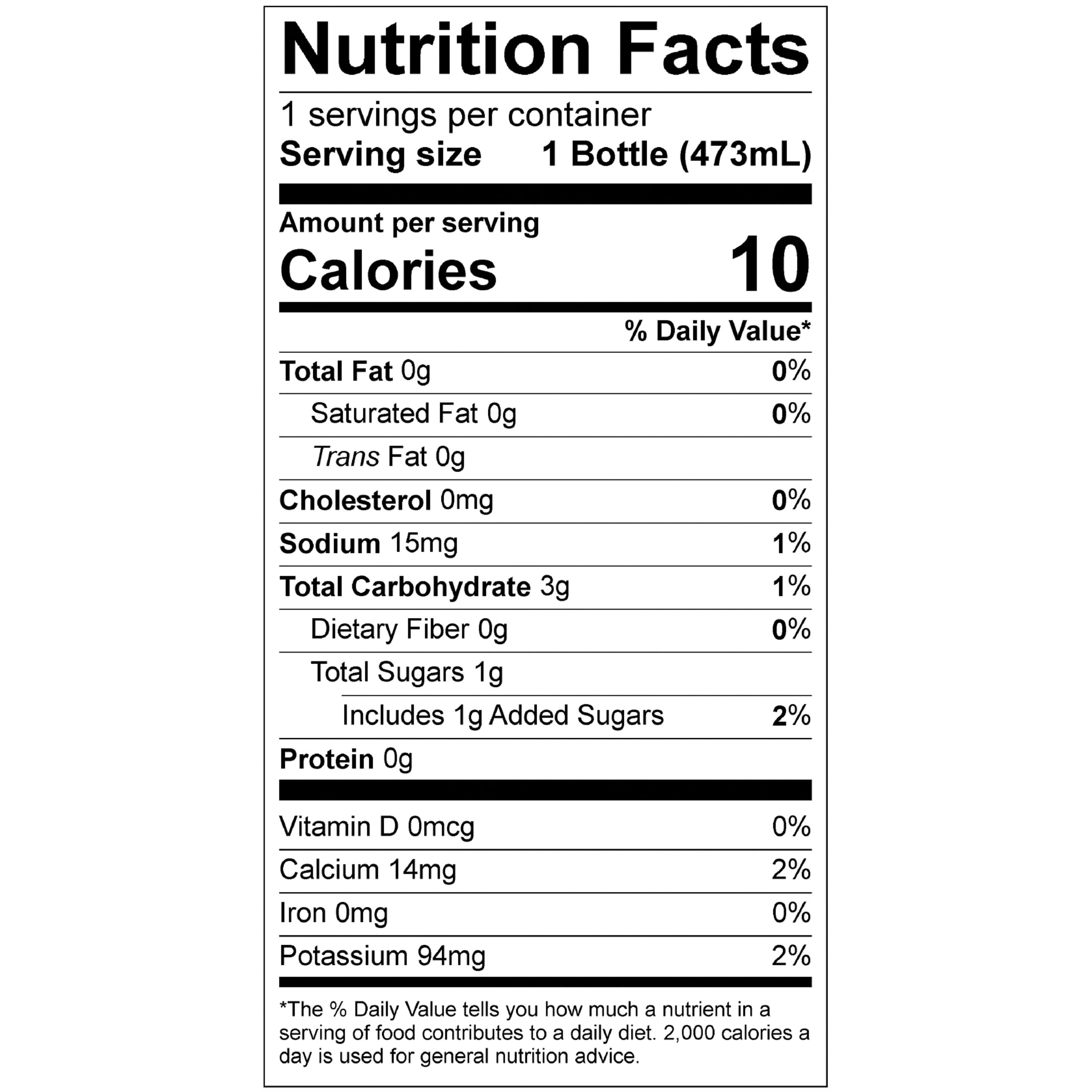 Galliker's Diet Lemon Flavored Iced Tea, Pint, Plastic Bottle, Naturally Caffeinated