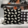 thumbnail image 2 of Halloween Pillow Covers 18x18 Set of 2 Autumn Decorative Seamless Ghosts Throw Pillow Cases Black Cushion Covers Outdoor Patch,Farmhouse,Thanksgiving,Home Décor, 2 of 6