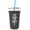 Black, variant on I Like My Coffee Iced & My Drama Hot, Neoprene Iced Coffee Cup Cooler, Gift and Party Favor Drinkware Ideas, Cold Drink Sleeve (Lavender)