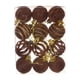thumbnail image 2 of 12 Bolas Navideñas de Terciopelo Flocadas, Adornos Navideños de Plástico, Adornos Colgantes Decorativos para Árbol de Navidad., 2 of 5