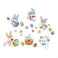 thumbnail image 2 of ZToonmas Easter Decorations Easter Wall Stickers Eggs Stickers Living Room Window Decoration Wall Stickers Self-Adhesive Wall Stickers Pvc Glass Stickers Rabbit Toys, 2 of 6