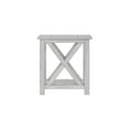 thumbnail image 2 of Boraam 77410 Jamestown End Table, Antique Whitewash, 2 of 3
