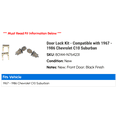 thumbnail image 2 of Door Lock Kit - Compatible with 1967 - 1986 Chevy C10 Suburban 1968 1969 1970 1971 1972 1973 1974 1975 1976 1977 1978 1979 1980 1981 1982 1983 1984 1985, 2 of 2