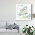 thumbnail image 3 of Trademark Fine Art 'Wonderful World VI Blue Green' Canvas Art by Laura Marshall, 3 of 4
