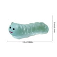 thumbnail image 3 of 100Fens Luminous Mini Worm Glow in The Dark Worm Figurine Cute Miniature Animals Ornaments for Dollhouse Fairy Garden Decoration Accessories DIY Craft Micro Landscape, 3 of 6