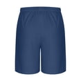 thumbnail image 5 of Busydd Men's Shorts Fashion Solid Color Pajamas Shorts for Men Comfy Elastic Waist Drawstring Mens Casual Shorts with Pockets, 5 of 6