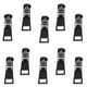 thumbnail image 1 of 2x 10 Piezas # 5 Nuevo Deslizante de Cremallera Reemplazo de Reparación de Cremallera de Cremallera de Metal para Chaqueta Rota para proteger BLESIY  Tirador de la cremallera, 1 of 8