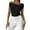 Black, variant on WREESH Womens Off Shoulder Wrap Top Sleeveless Ruched Slim Fit Stretchy Party Shirt Dressy