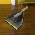 thumbnail image 6 of Dustpan and Brush Set, Small Brushes for Cleaning, 7 in Overall Length, Broom with Dustpan Combo Set, desk office Tidying, Work desk Use, Gray Green, 2 Pc, 6 of 6