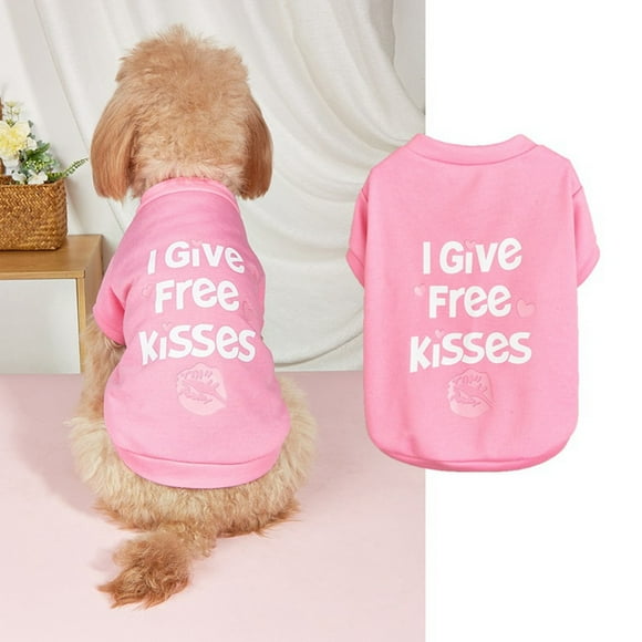 SIfdSeng Dog Clothes Medium Sized Dog Boy Pet Clothes Spring Summer Pet Breathable Comfortable Clothes Cute Printed Pet Clothes for Cats and Dogs Dog Clothes Boy Large Dog Shirt Plain Black