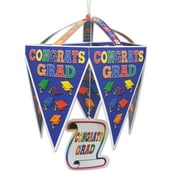 Beistle Congrats Grad Colorful Hanging Decoration Pennant 16" Graduation Chandelier
