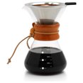 thumbnail image 1 of Cafetera De Vidrio Reutilizable, Juego De Cafetera Pour Over Con Filtro De Acero Inoxidable, Cafetera De Goteo Manual, Para Cafetería Bar Hogar Oficina Camping, 1 of 4