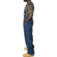 thumbnail image 4 of LilyLLL Men's and Big Men's Denim Dungarees Bib Pants Jumpsuit Casual Cargo Overalls, 4 of 5