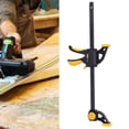 thumbnail image 1 of F Clamp, Multifunction Automatic Locking Wood Clamps Woodworking Clip With Dual Color Soft Plastic Handle For Packaging Carpentry, And Furniture Projects RCP‑300, 1 of 8