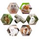 thumbnail image 4 of Hamster House Hideaway Small Nest Tunnel for Pets Grass Cage Toy, 4 of 4